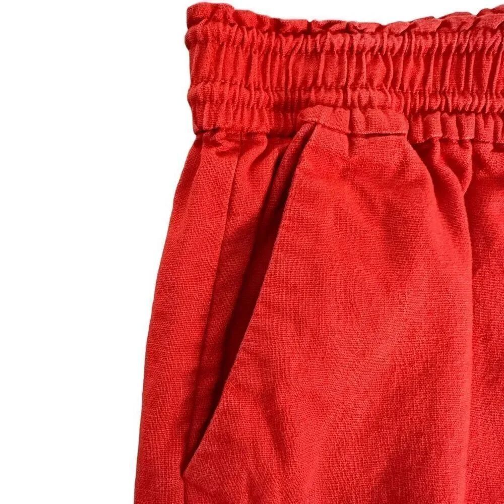 J. Crew Tie Side Drawstring Pull On Shorts size Small - Picture 5 of 7
